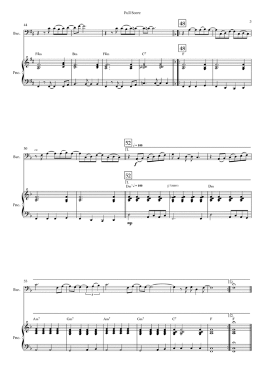 Wouldn't It Be Nice Small Ensemble scores gallery preview page 3
