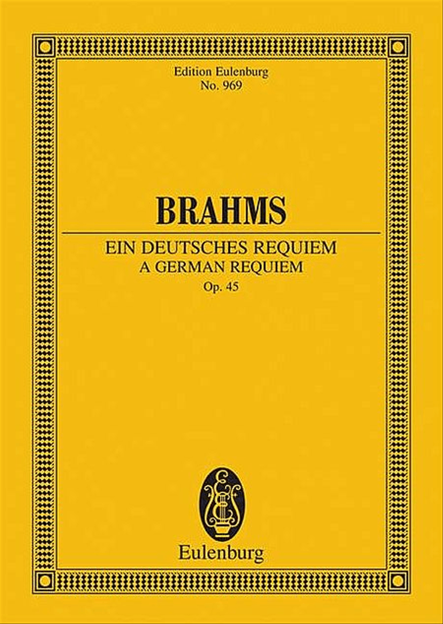 A German Requiem, Op. 45 Choir scores gallery preview page 1