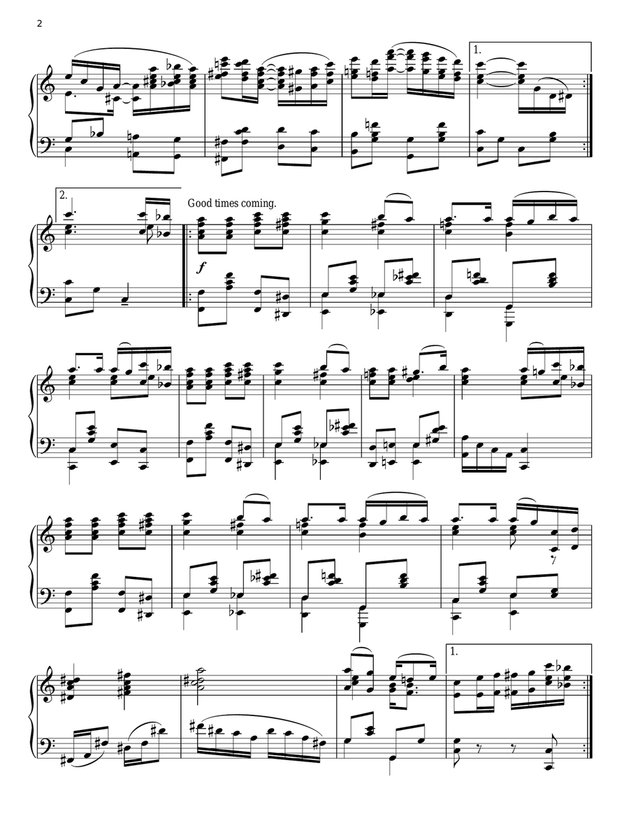 Wall Street Rag (1909) Wall Street Rag (1909) Piano Solo scores gallery preview page 2