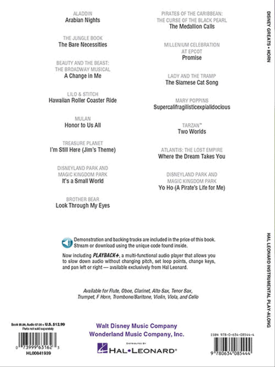 Disney Greats Disney Greats Horn scores gallery preview page 5