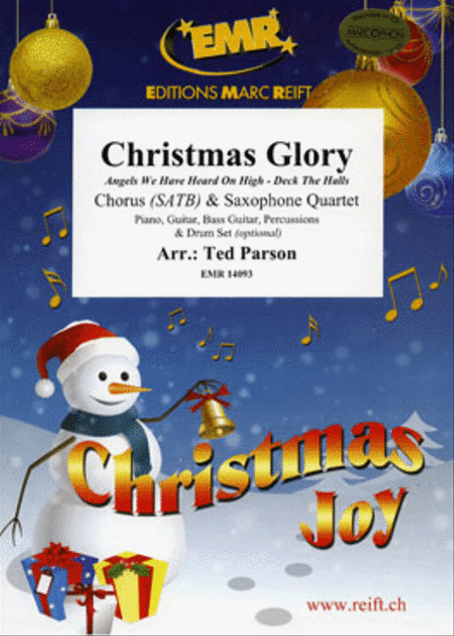 Christmas Glory Saxophone Quartet scores gallery preview page 1