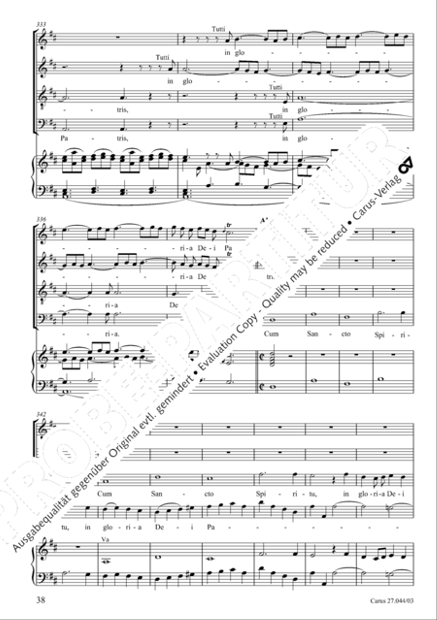 Messa per il Santissimo Natale 4-Part scores gallery preview page 39