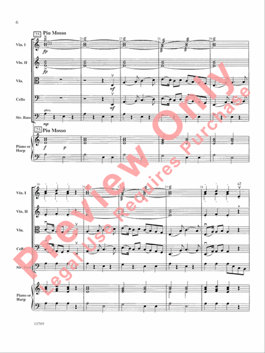 Fantasia on an Original Theme String Orchestra scores gallery preview page 7