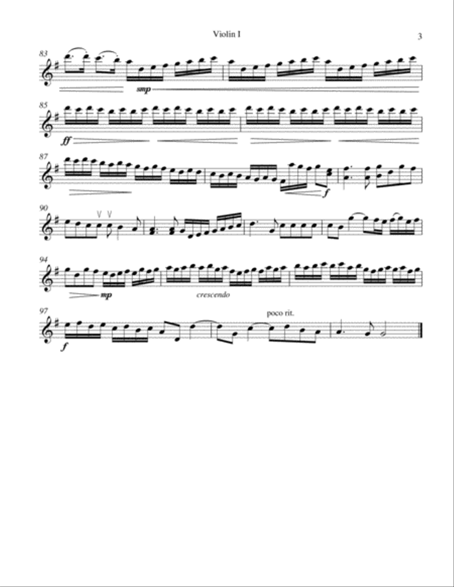For Unto Us A Child Is Born from Messiah String Quartet scores gallery preview page 3