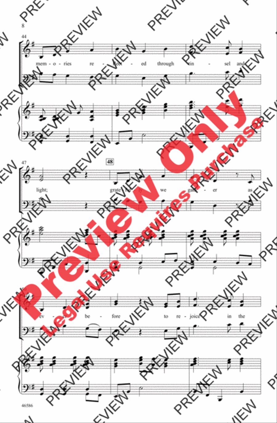 My Christmas Tree 3-Part scores gallery preview page 7