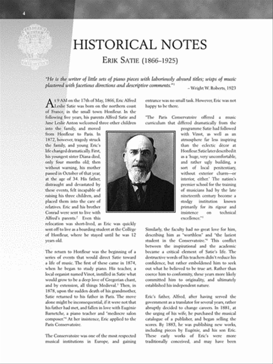 Satie – Gymnopédies and Gnossiennes Piano Solo scores gallery preview page 3