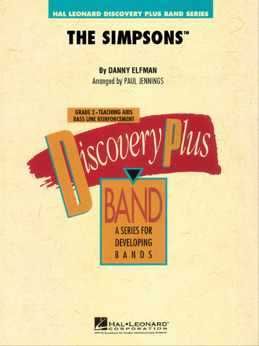 The Simpsons The Simpsons Concert Band scores gallery preview page 1