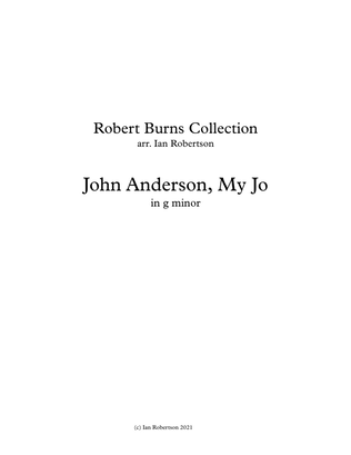 John Anderson my Jo in g minor (Burns)