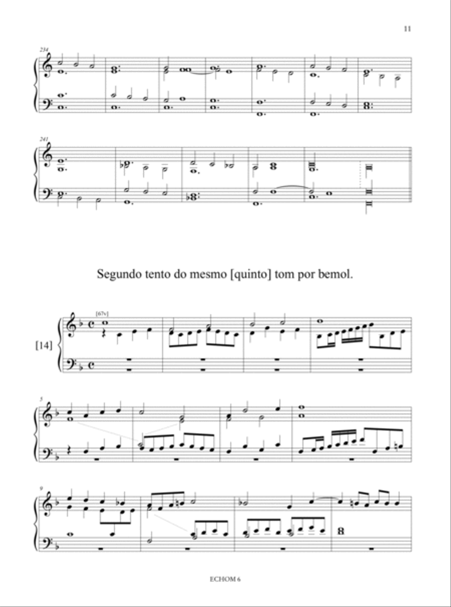 Flores de Musica (1620) - Vol. II: Tentos (5th-8th tone), Susanas Organ scores gallery preview page 3