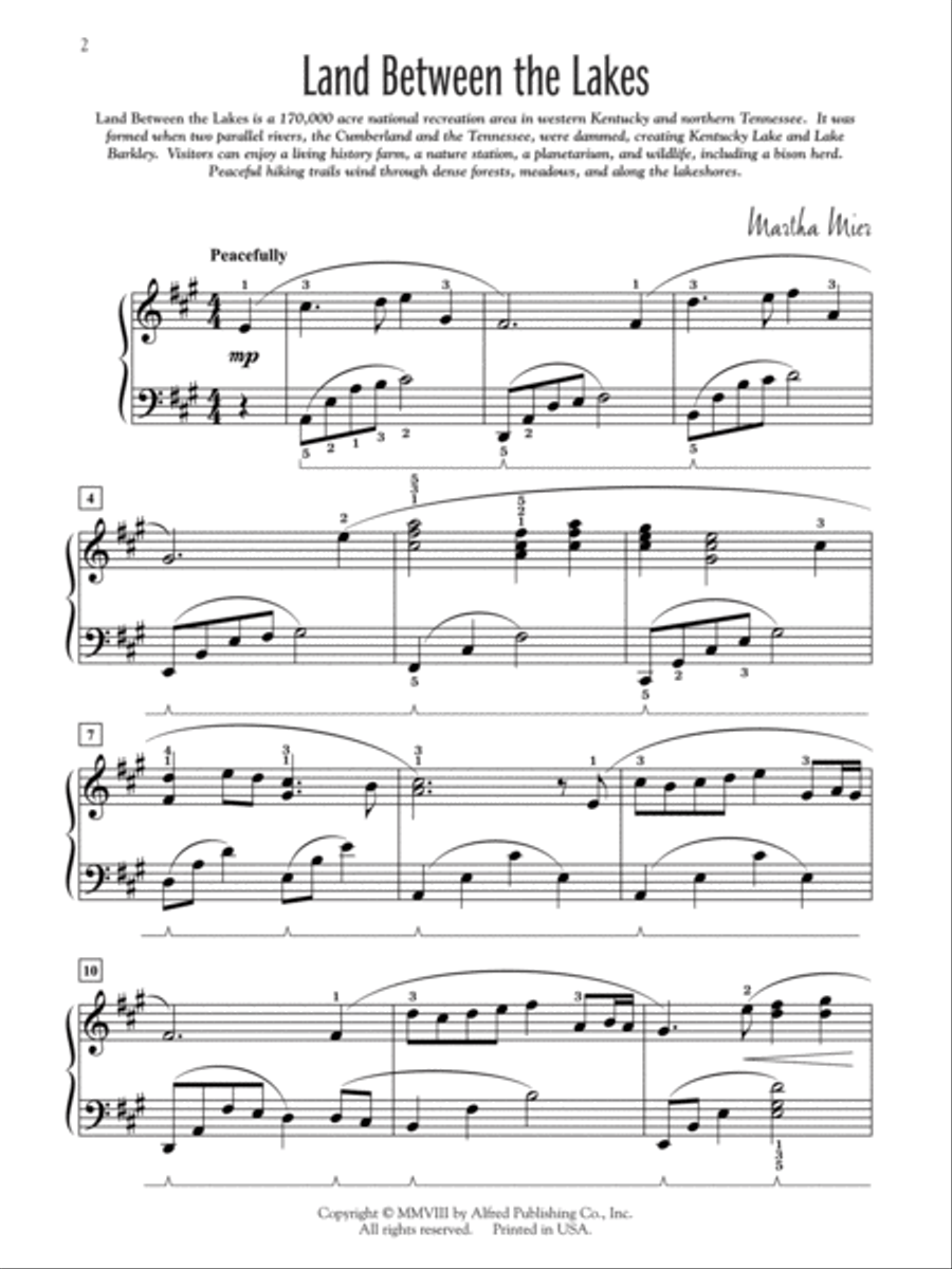 The Bluegrass State Piano Solo scores gallery preview page 2