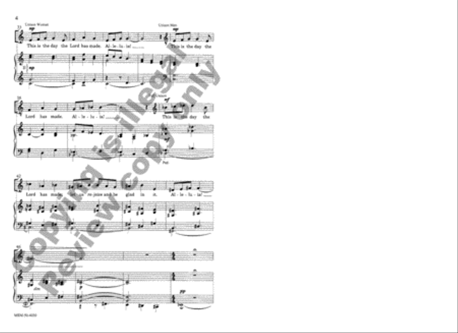This Is the Day 4-Part scores gallery preview page 4