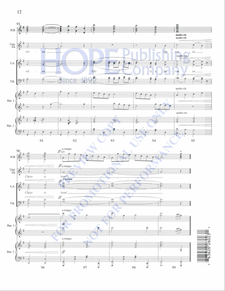 Ding Dong! Merrily on High 4-Part scores gallery preview page 12