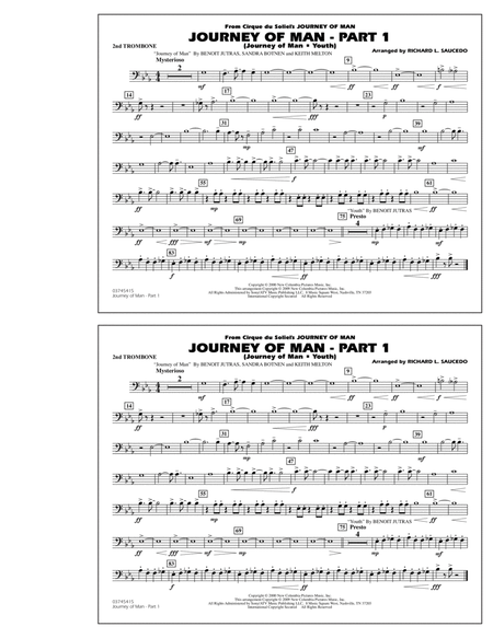 Journey of Man - Part 1 (Journey of Man: Youth) - 2nd Trombone