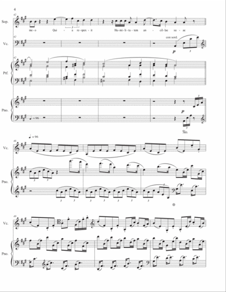 Magnificat (Latin) Small Ensemble scores gallery preview page 6