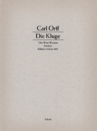 Book cover for Kluge Large Score