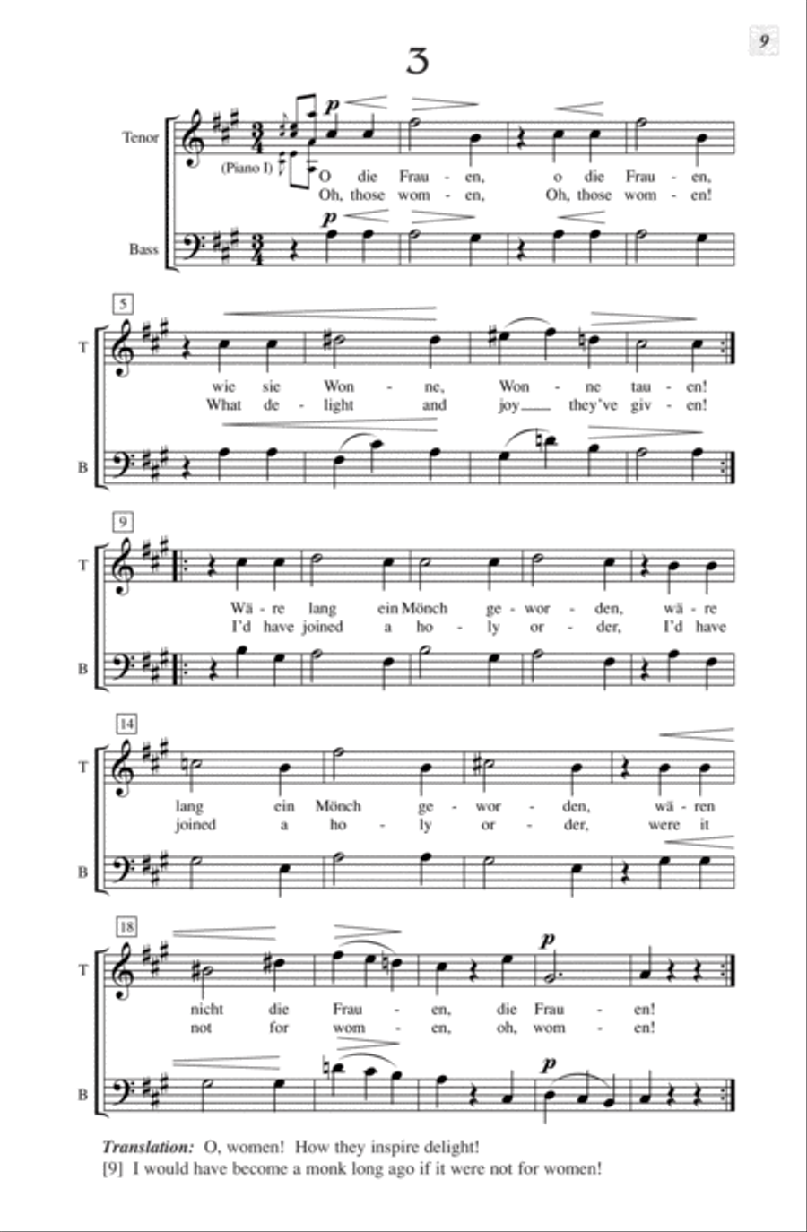 Liebeslieder, Opus 52 (Love Songs) Voice scores gallery preview page 5