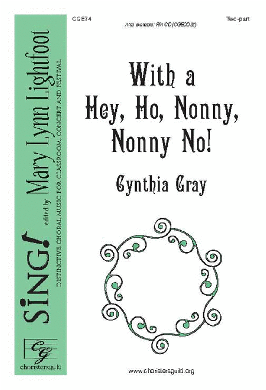 With a Hey, Ho, Nonny, Nonny No! 2-Part scores gallery preview page 1