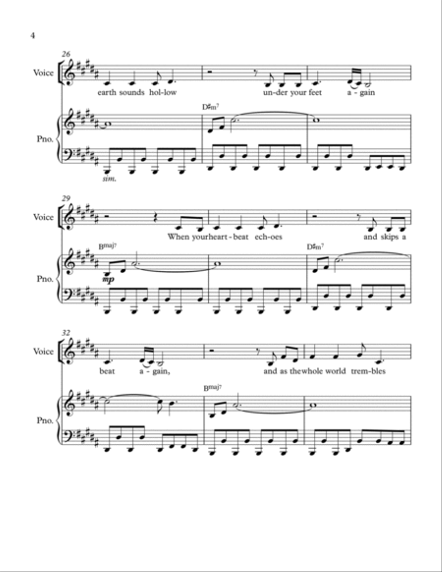 All Of Us Piano, Vocal, Guitar scores gallery preview page 4
