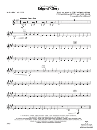 Edge of Glory: B-flat Bass Clarinet