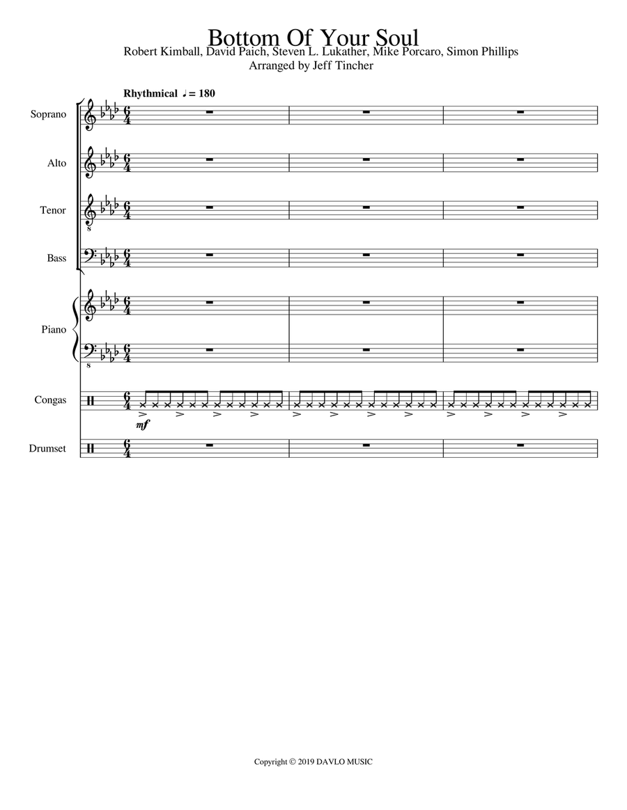 Bottom Of Your Soul 4-Part scores gallery preview page 2