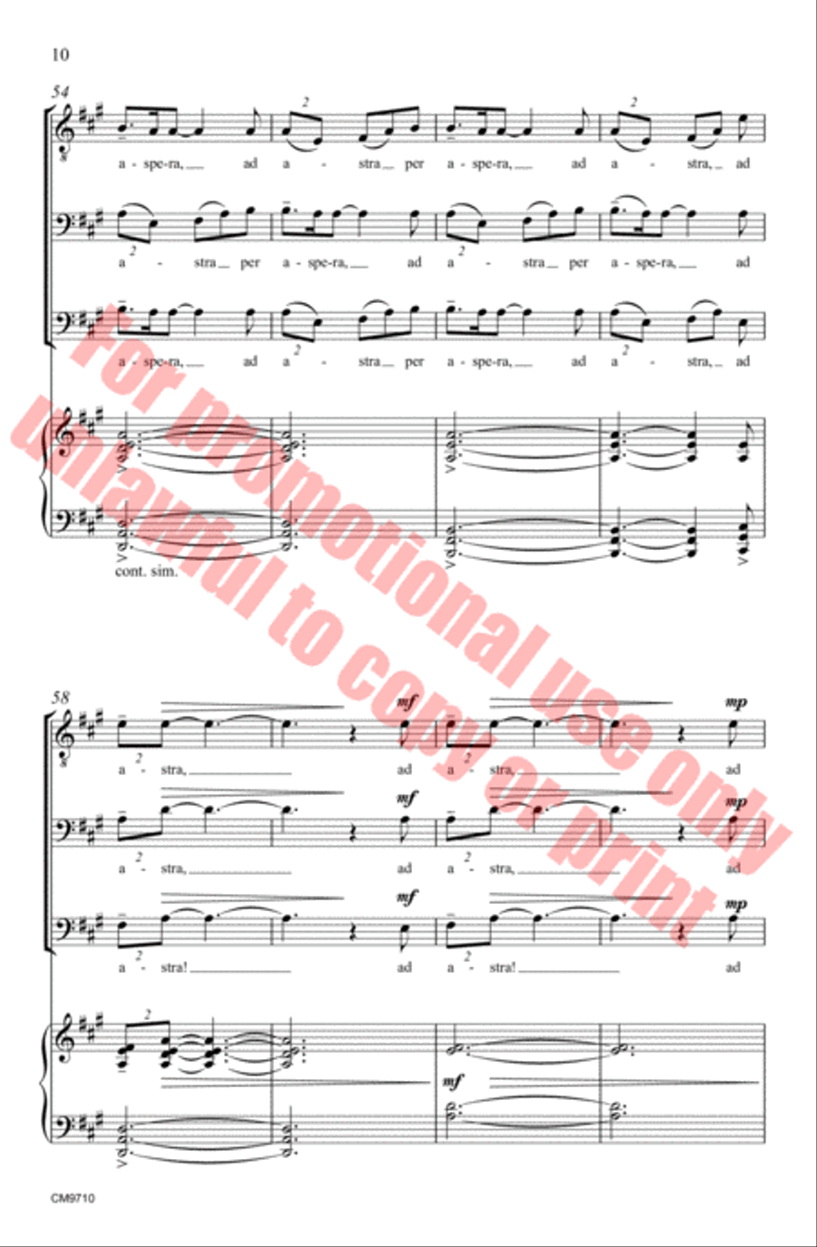 Ad Astra 3-Part scores gallery preview page 11