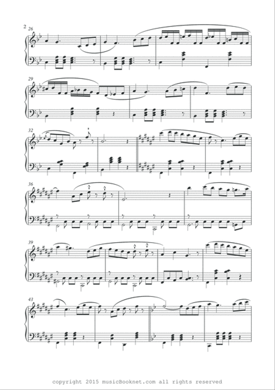 Masterpieces for solo piano Best of E.Murillo Piano Solo scores gallery preview page 6