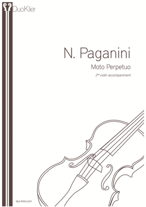 Paganini - Moto Perpetuo, 2nd violin accompaniment