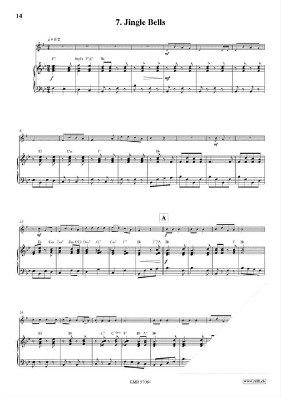 18 Christmas Songs 18 Christmas Songs Alto Saxophone scores gallery preview page 9