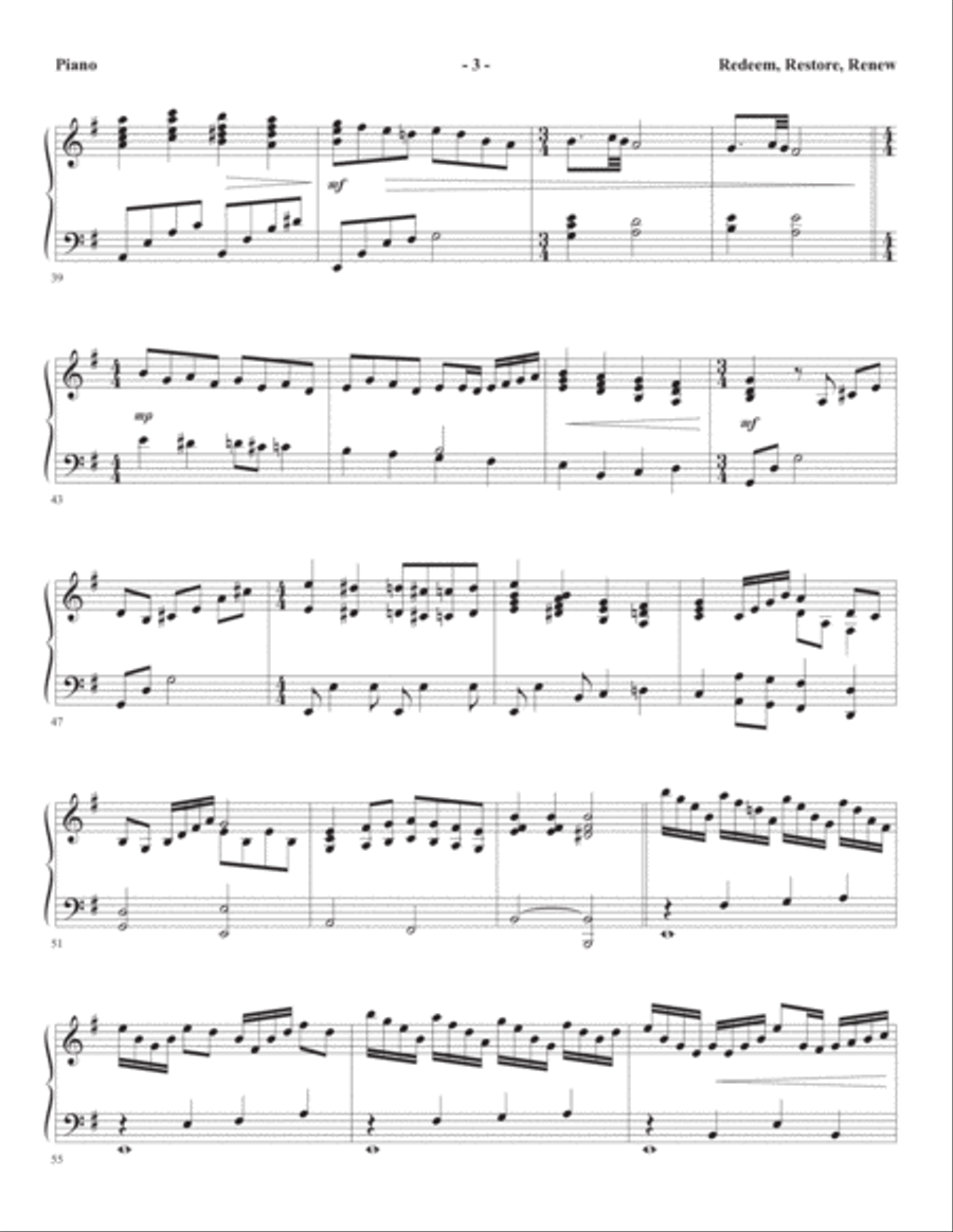 A Weary World Rejoices (A Chamber Cantata For Christmas) - Piano Choir scores gallery preview page 12