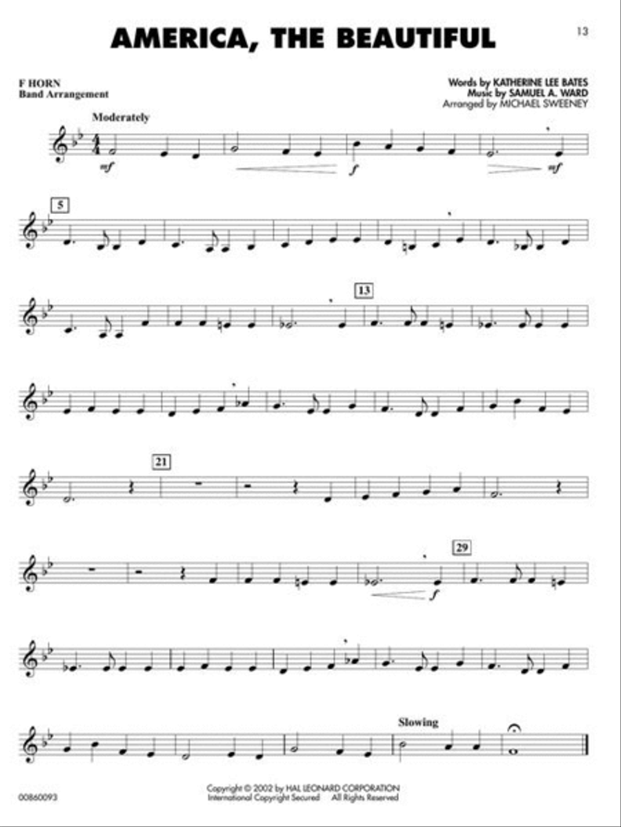 Patriotic Favorites Concert Band Methods scores gallery preview page 5