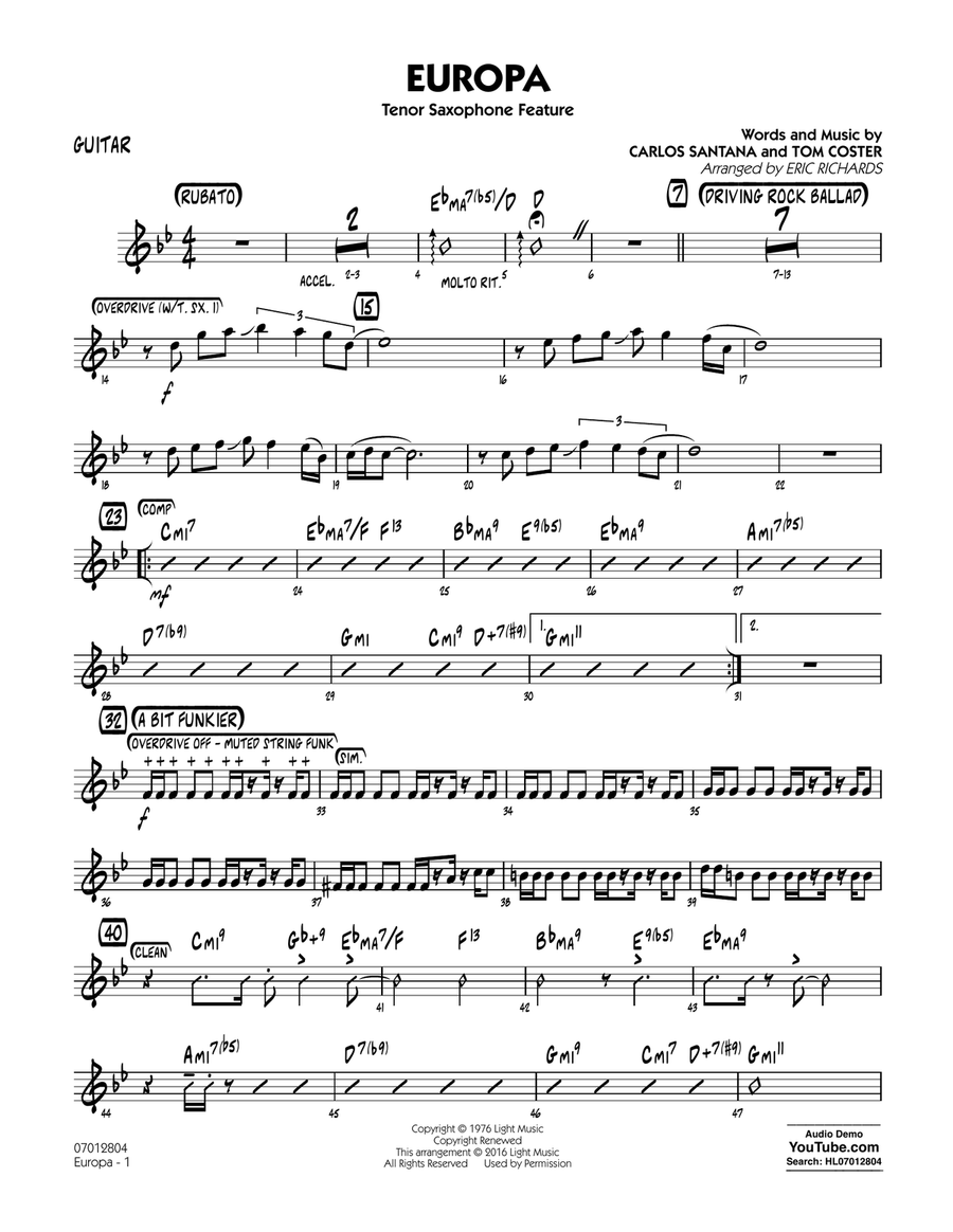 Europa - Guitar
