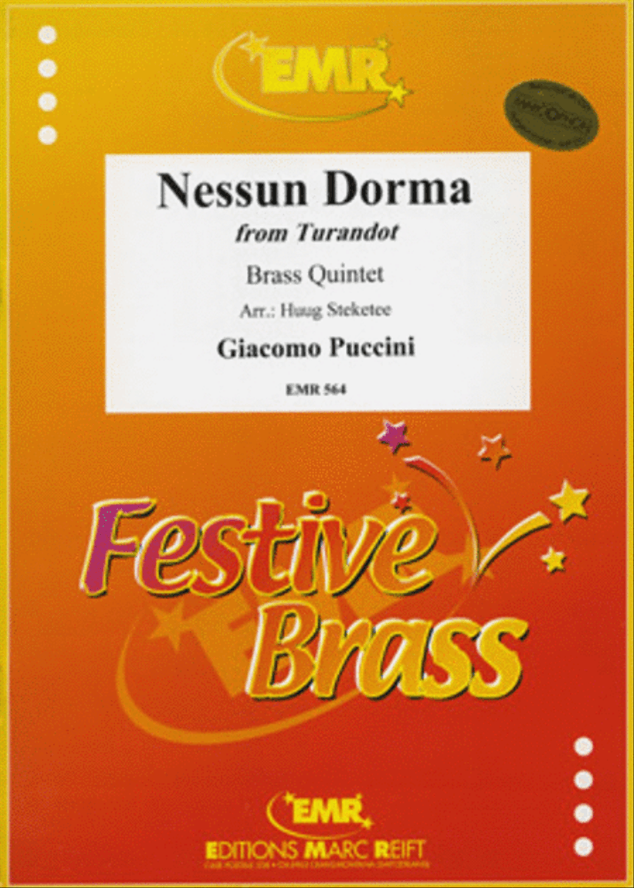 Nessun Dorma Nessun Dorma Brass Quintet scores gallery preview page 1