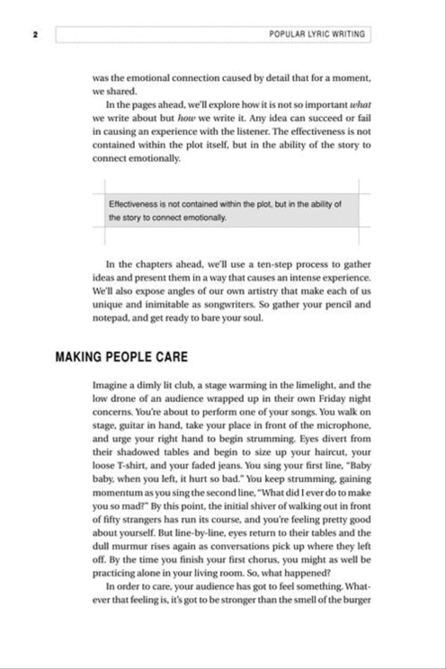 Popular Lyric Writing Collection / Songbook scores gallery preview page 11