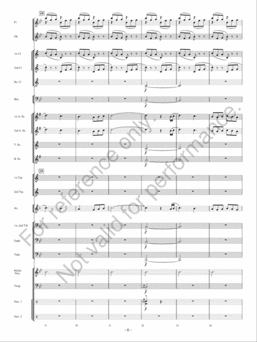 Beyond Bold Horizons Concert Band scores gallery preview page 7
