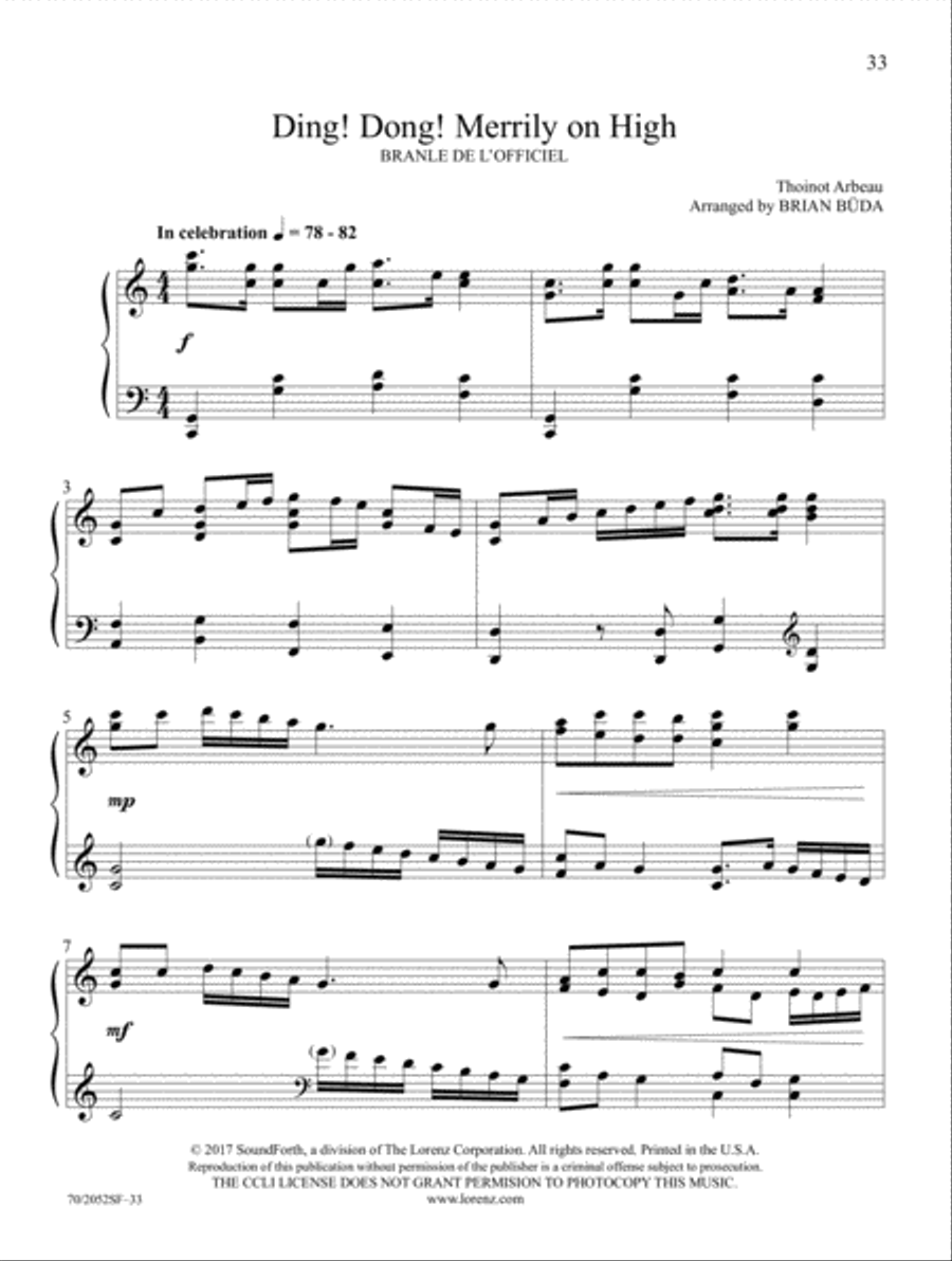 The Day of Celebration Piano Solo scores gallery preview page 14