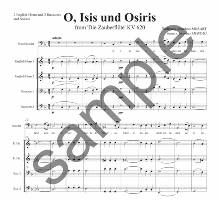 O, Isis und Osiris from 'Die Zauberflote'