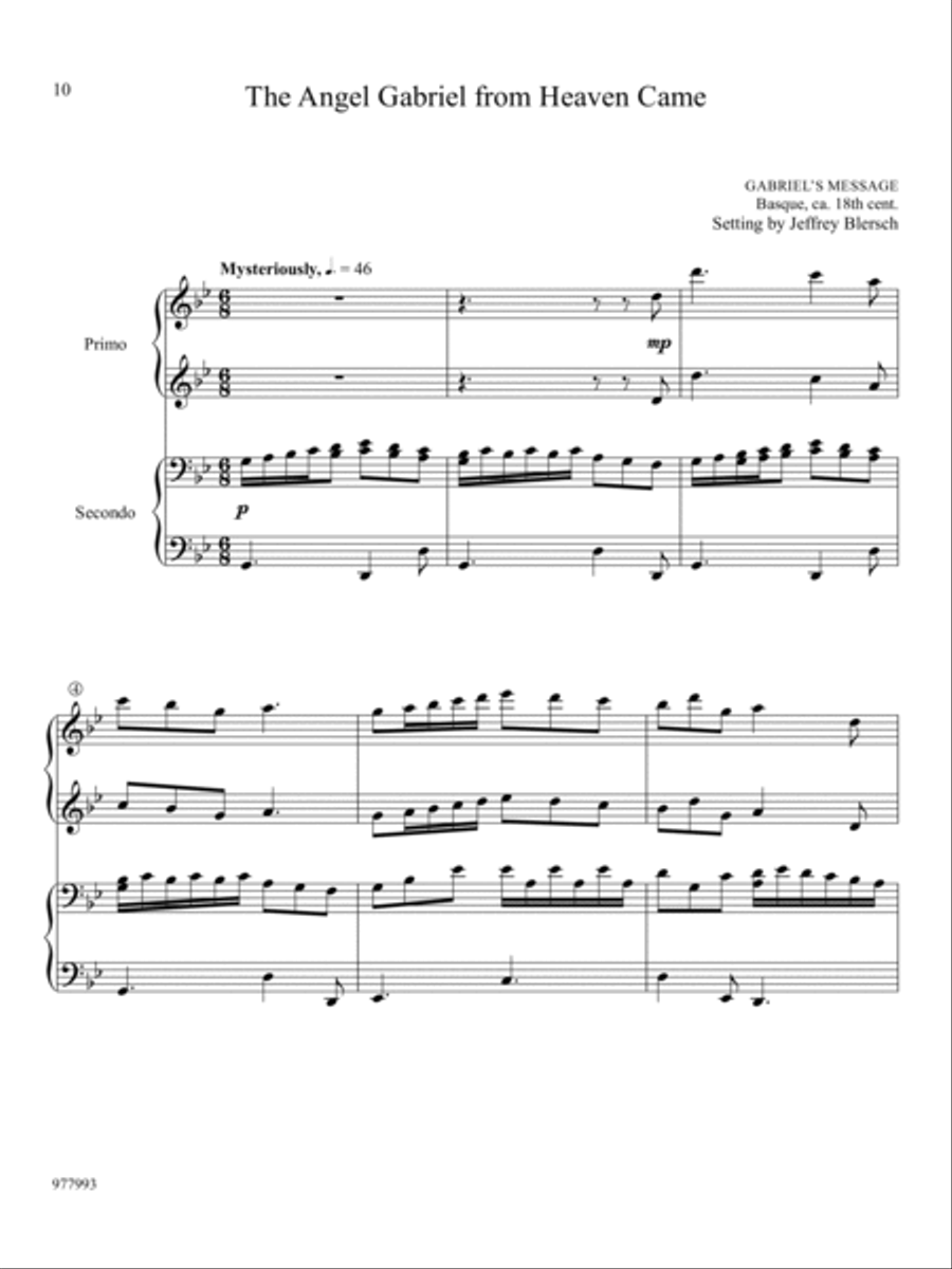 Piano Duets for Christmas Piano Solo scores gallery preview page 3