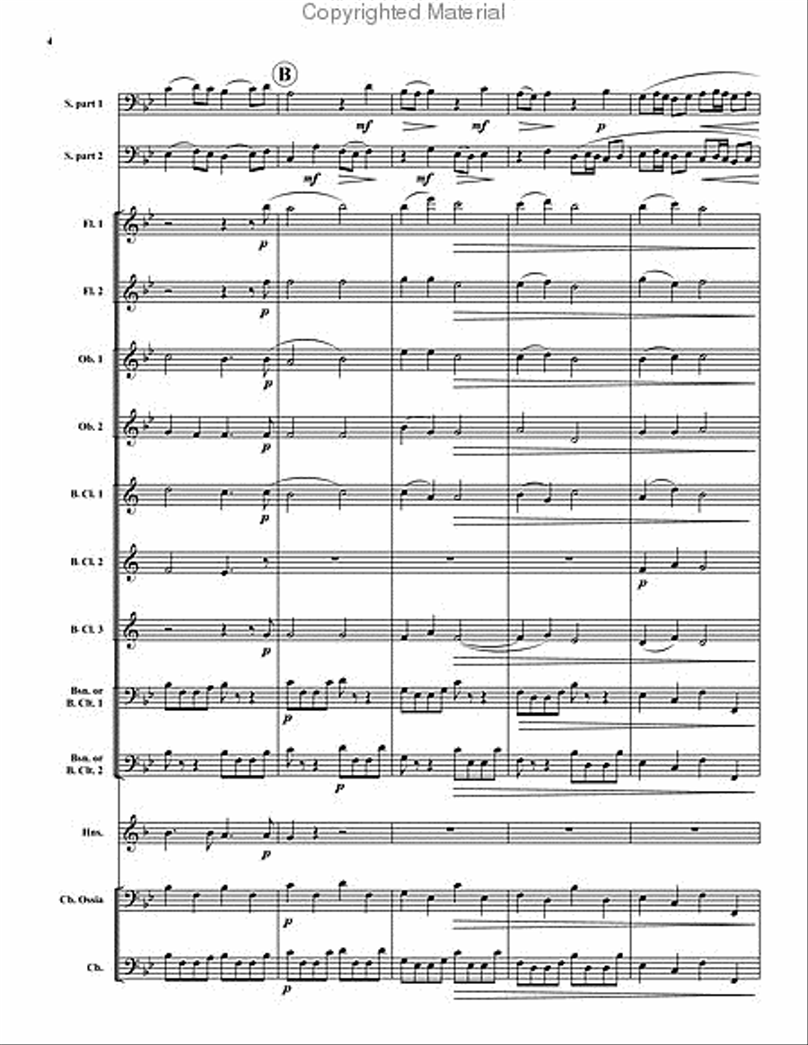 Aria - Duet from Cantata No. 78 Bassoon scores gallery preview page 5