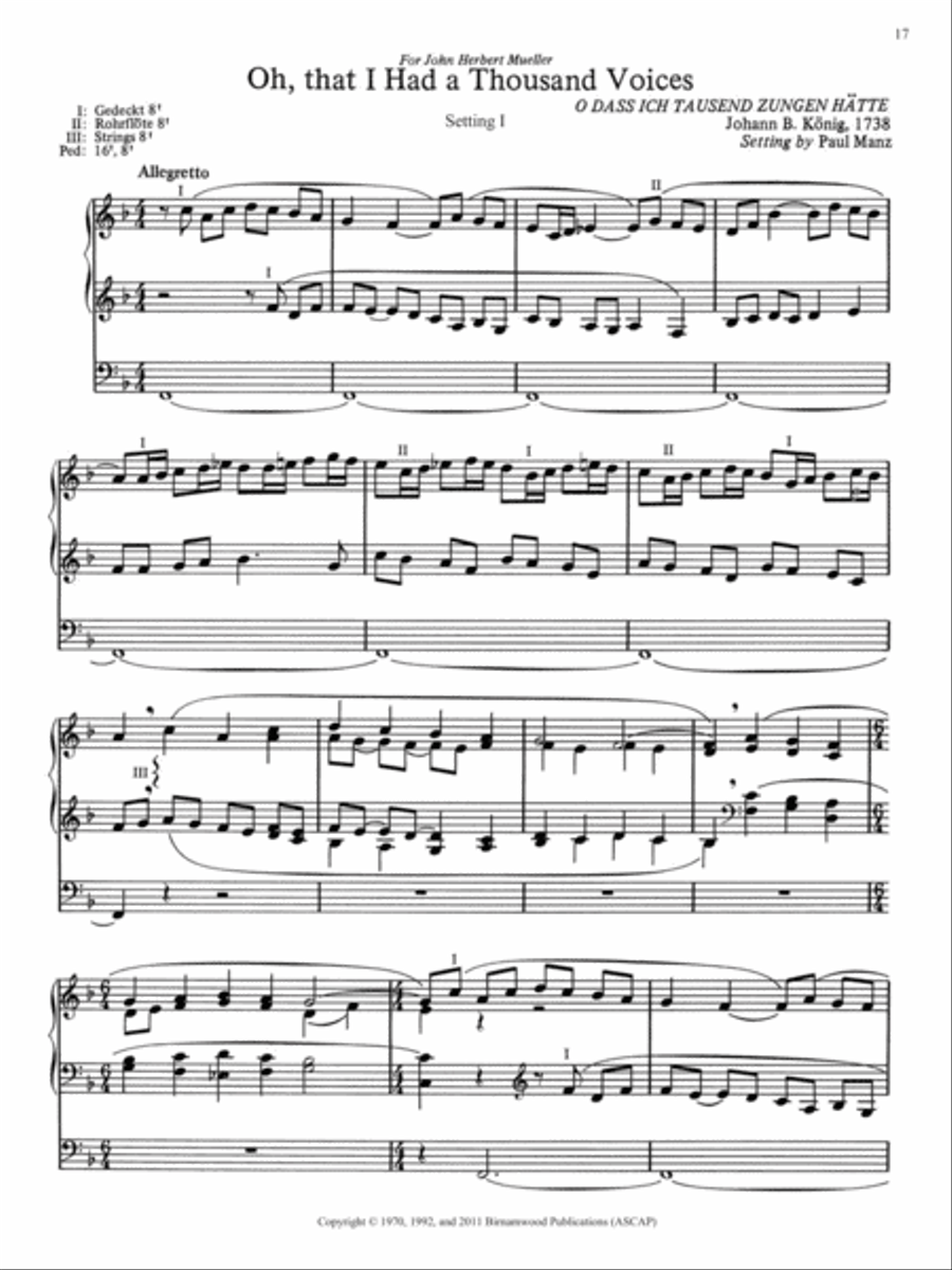 Ten Chorale Improvisations, Set 3 Organ scores gallery preview page 9