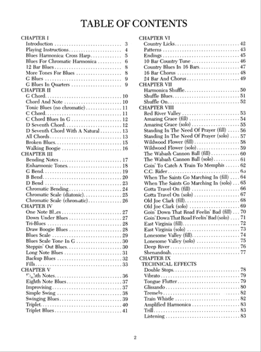 Blues Harp - For Diatonic and Chromatic Harmonica Harmonica scores gallery preview page 3