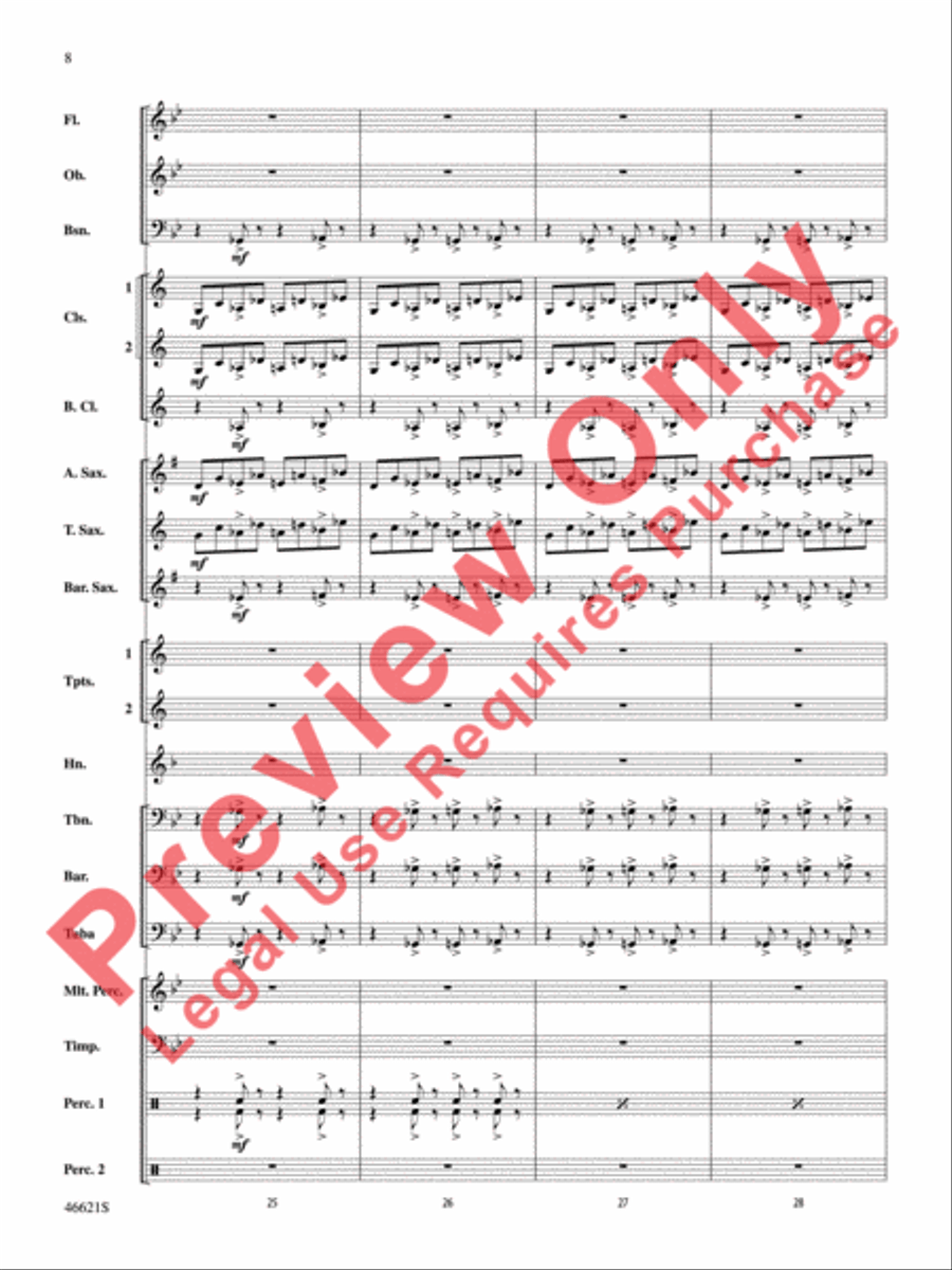 Pictures at an Exhibition Concert Band scores gallery preview page 9