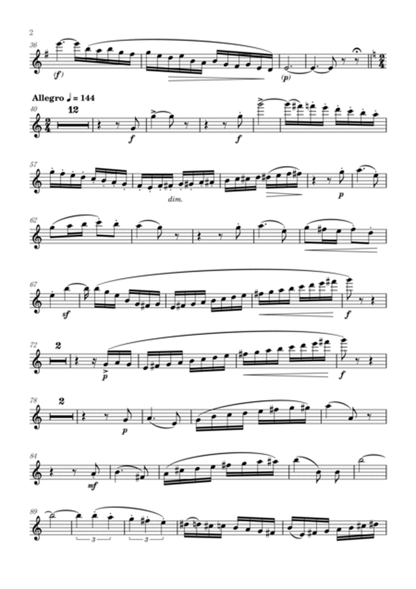 Gabriel Fauré - Fantaisie pour flûte et piano Op.79 - For Flute Solo Original image number null
