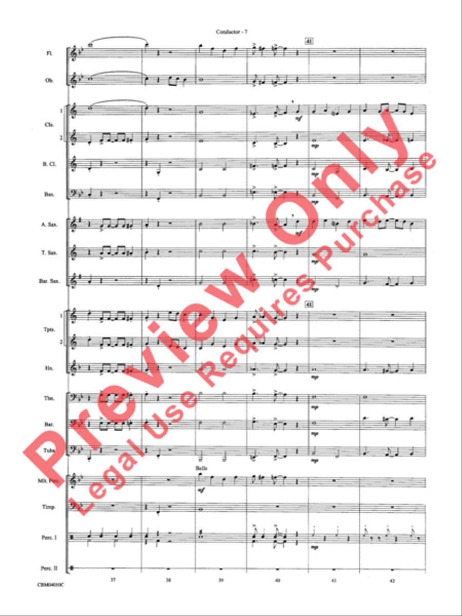 Anything Goes Concert Band scores gallery preview page 9