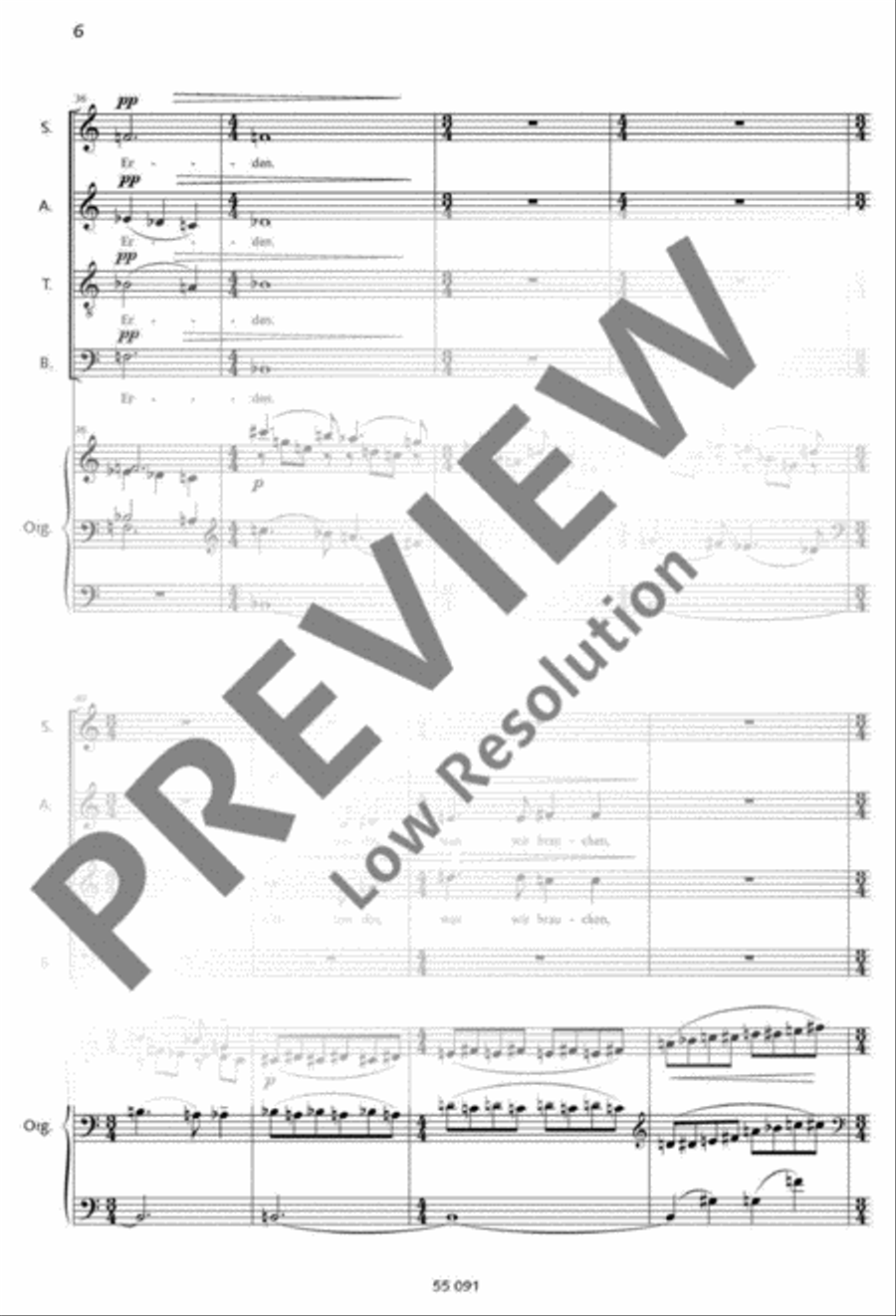 Unser Vater Mixed Choir scores gallery preview page 7