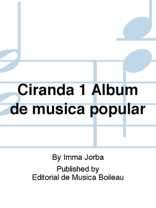Ciranda 1 Album de musica popular