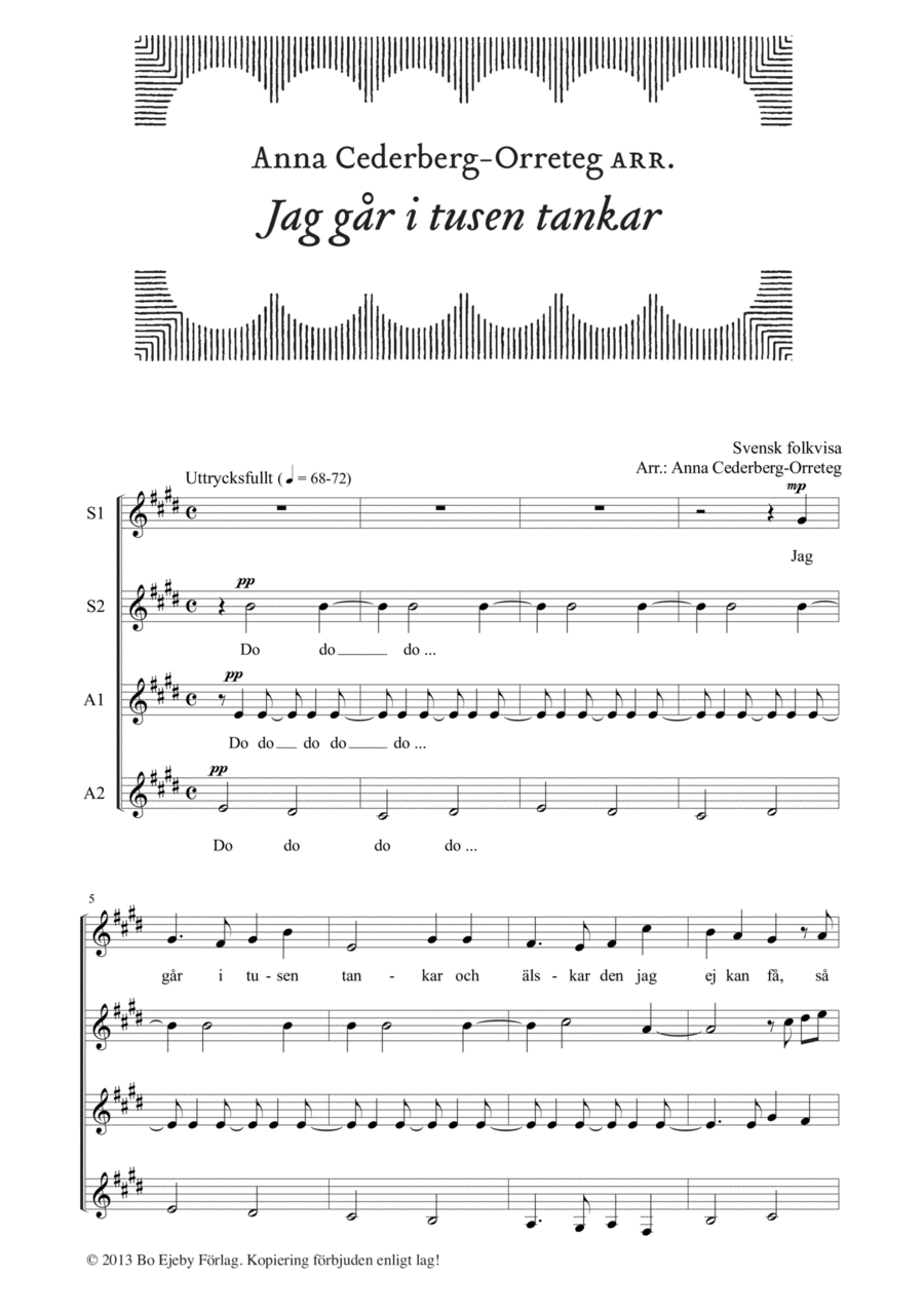 Jag går i tusen tankar SSAA scores gallery preview page 1