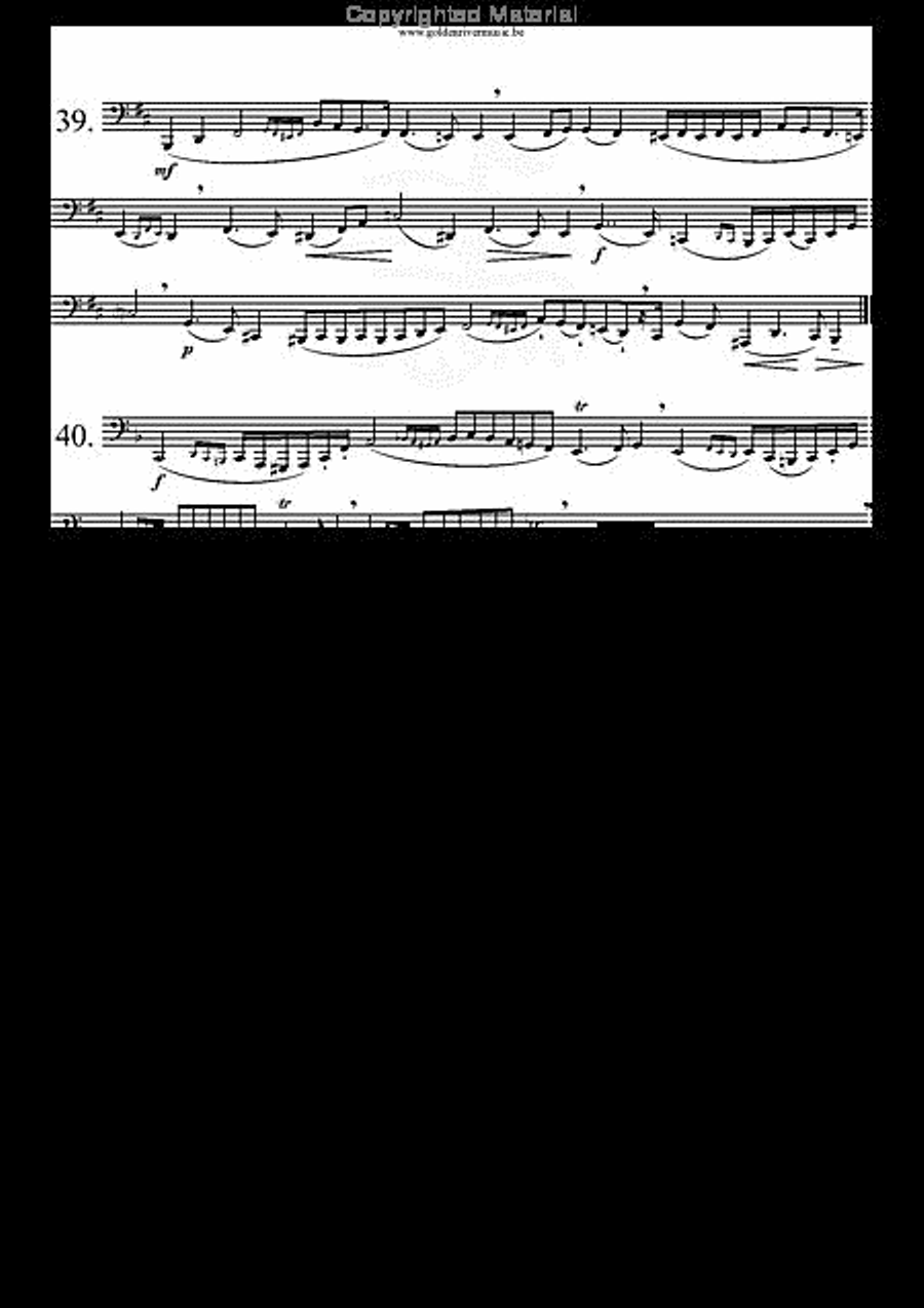 40 Preludes Tuba scores gallery preview page 27