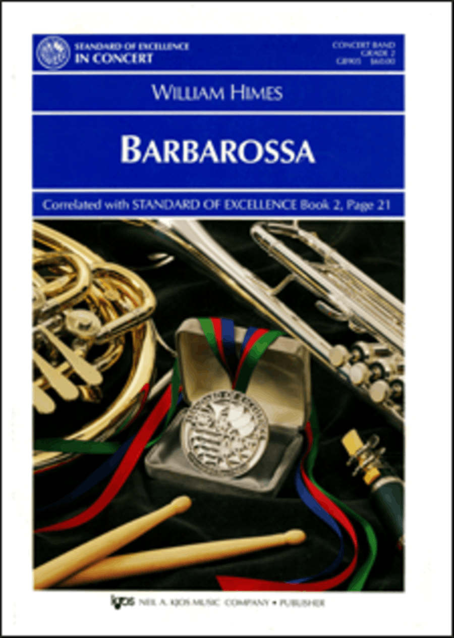 Barbarossa Concert Band scores gallery preview page 1