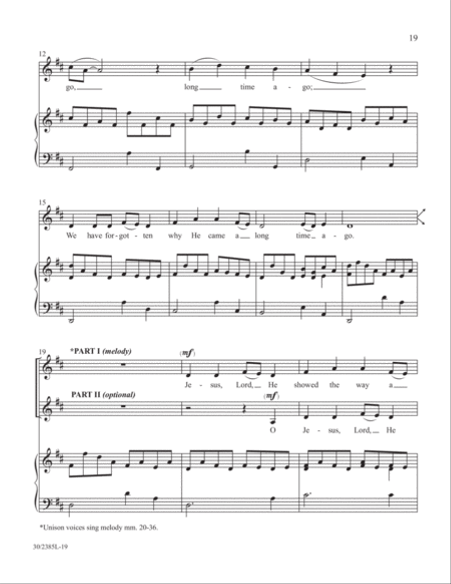 Simply Natalie Sleeth Unison Choir scores gallery preview page 20