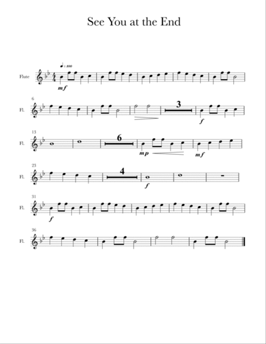See You at the End See You at the End Concert Band scores gallery preview page 6